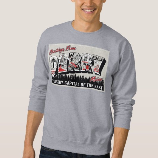 Gruß von Derry Maine Sweatshirt (Vorderseite)