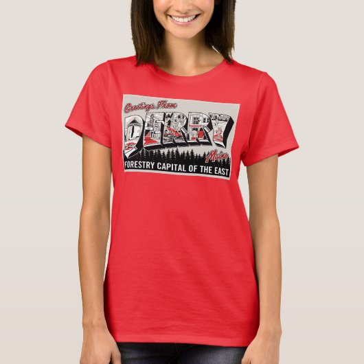 Gruß von Derry Maine T-Shirt (Vorderseite)