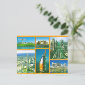 Gruß von Dubai Postcard Postkarte (Stehend Vorderseite)