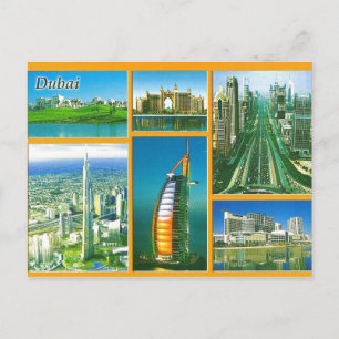 Gruß von Dubai Postcard Postkarte