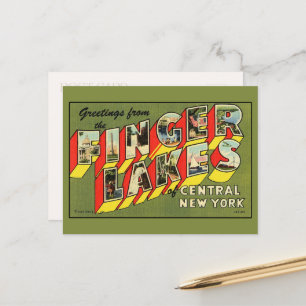 Gruß von Finger Lakes Large Letter Postcard Postkarte