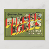 Gruß von Finger Lakes Large Letter Postcard Postkarte (Vorderseite)