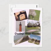 Gruß von Florida Postcard Postkarte (Vorne/Hinten)