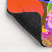 Gruß von Fraktal-Blumen 2 Mousepad (Ecke)