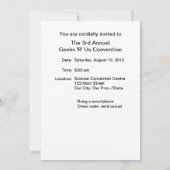 Gruß von Hello World Einladung (Rückseite)