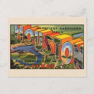 Gruß von Houston Large Letter Postcard Postkarte