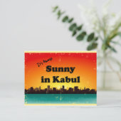 Grüß von Kabul! Postkarte (Stehend Vorderseite)