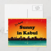 Grüß von Kabul! Postkarte (Vorne/Hinten)