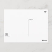 Gruß von Kansas Wheat Combine Border Collie Postkarte (Rückseite)