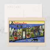 Gruß von Kentucky Large Letter Postcard Postkarte (Vorne/Hinten)