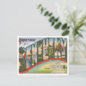 Gruß von Kentucky Vintage Travel Postcard Postkarte (Stehend Vorderseite)