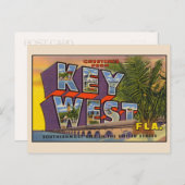 Gruß von Key West Large Letter Postcard Postkarte (Vorne/Hinten)