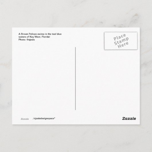 Gruß von Key West Postkarte (Rückseite)