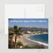 Gruß von Laguna Beach California Postcard Postkarte (Vorne/Hinten)