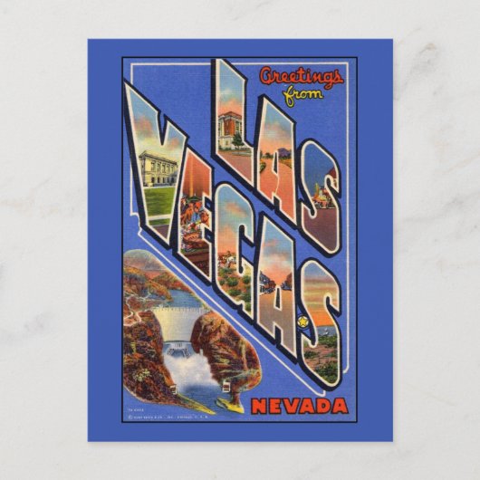 Gruß von Las Vegas Large Letter Postcard Postkarte (Vorderseite)