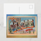 Gruß von LAS VEGAS Nevada Vintag Postkarte (Vorne/Hinten)