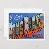 Gruß von Long Beach, Kalifornien Travel Postkarte (Vorne/Hinten)