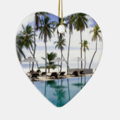 Gruß von Malediven Keramikornament (Rechts)