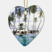 Gruß von Malediven Keramikornament (Links)