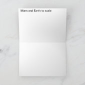 Gruß von Mars To Earth Foto Collage Karte (Innenseite)