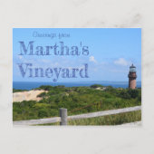 Gruß von Martha's Vineyard Postcard Postkarte (Vorderseite)