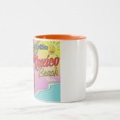 Gruß von Mexico Beach Florida Zweifarbige Tasse (VorderseiteRechts)