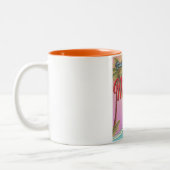 Gruß von Mexico Beach Florida Zweifarbige Tasse (Links)