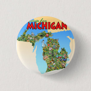 Gruß von Michigan-Taste Button