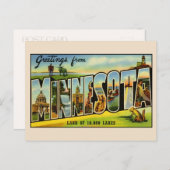 Gruß von Minnesota Große Briefkarte Postkarte (Vorne/Hinten)