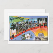 Gruß von Mississippi Vintage Postkarte (Vorne/Hinten)