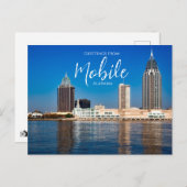 Gruß von Mobile Alabama Postcard Postkarte (Vorne/Hinten)