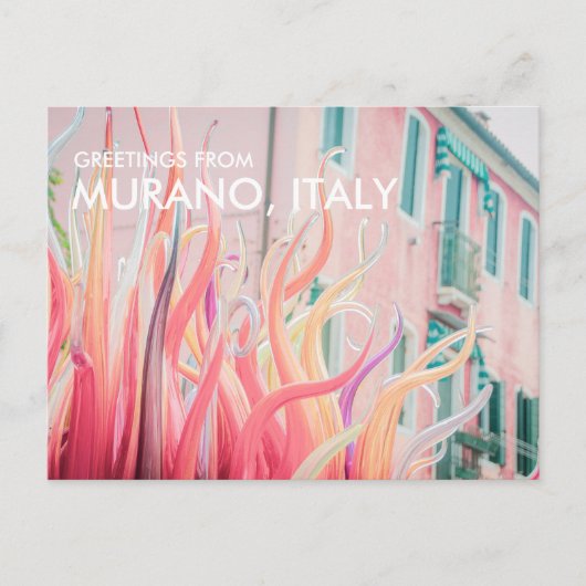 Gruß von Murano Italien Postcard Postkarte (Vorderseite)