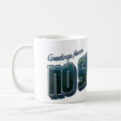 Gruß von No Signal Kaffeetasse (Links)