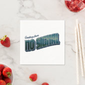 Gruß von No Signal Serviette (Beispiel)