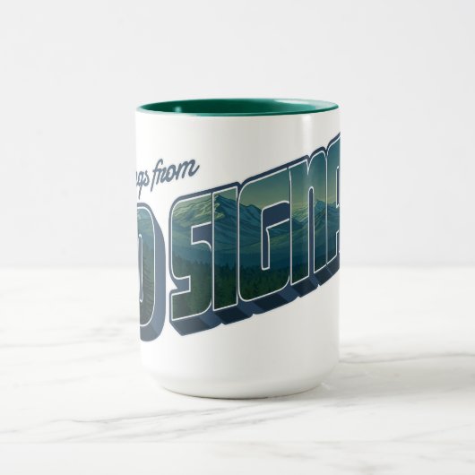 Gruß von No Signal Tasse (Zentrum)