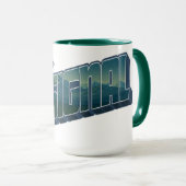 Gruß von No Signal Tasse (VorderseiteRechts)