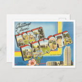 Gruß von North Dakota Vintage Travel Postkarte (Vorne/Hinten)
