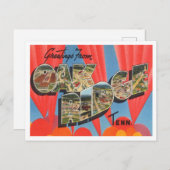 Gruß von Oak Ridge, Tennessee Vintage Reise Postkarte (Vorne/Hinten)