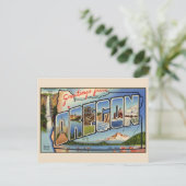 Gruß von Oregon Large Letter Postcard Postkarte (Stehend Vorderseite)