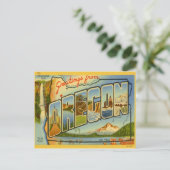 Gruß von Oregon OR Postkarte (Stehend Vorderseite)