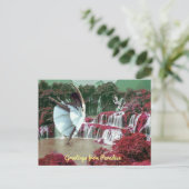 Gruß von Paradise Postcard Postkarte (Stehend Vorderseite)