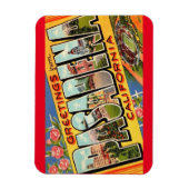 Gruß von Pasadena California Magnet (Vertikal)