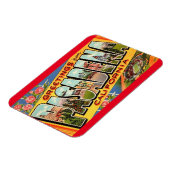 Gruß von Pasadena California Magnet (Linke Seite)