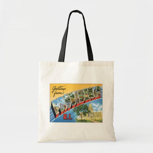 Gruß von Providence, Rhode Island Tote Bag Tragetasche (Vorne)