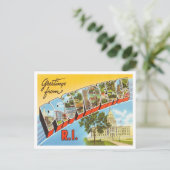 Gruß von Providence, Rhode Island Travel Postkarte (Stehend Vorderseite)