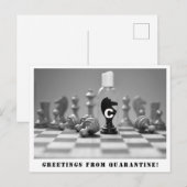 Gruß von Quarantine Postcard Postkarte (Vorne/Hinten)