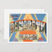 Gruß von RehoBeide Beach, Delaware Travel Postkarte (Vorne/Hinten)