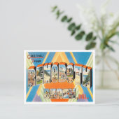 Gruß von RehoBeide Beach, Delaware Travel Postkarte (Stehend Vorderseite)