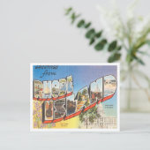 Gruß von Rhode Island Vintage Travel Postkarte (Stehend Vorderseite)