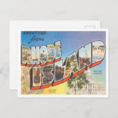 Gruß von Rhode Island Vintage Travel Postkarte (Vorne/Hinten)